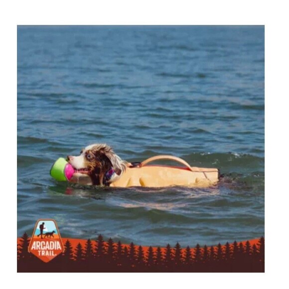 Arcadia Trail High Visibility Flotation Aid Small Dog Life Jacket 18 - 25in - Picture 4 of 9